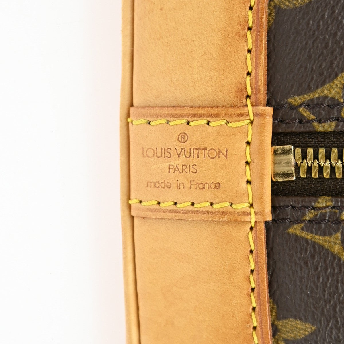 Louis Vuitton Alma Handbag Monogram Canvas Brown Canvas Handbag (Pre-Owned)