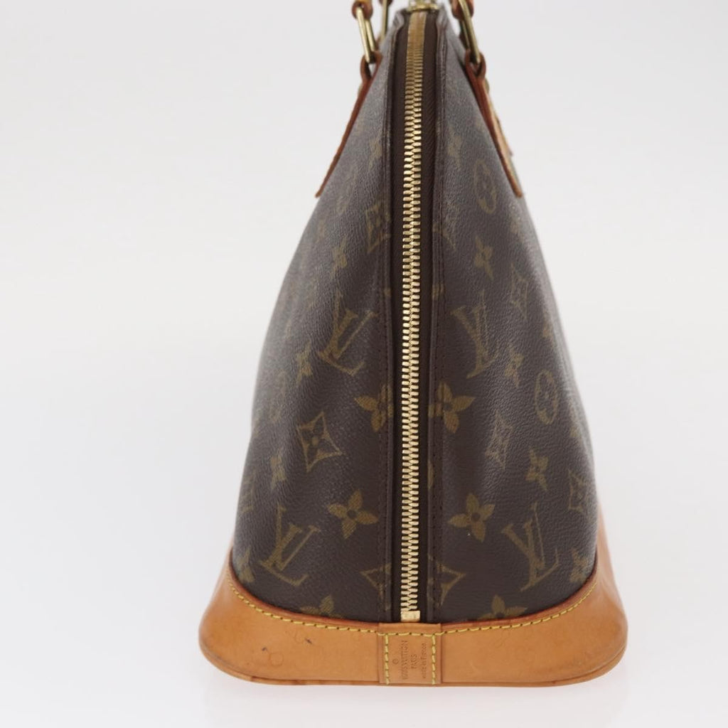 Louis Vuitton Alma Handbag Monogram Canvas Brown Canvas Handbag (Pre-Owned)