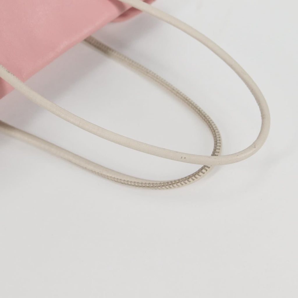 Chanel Essential Shopping Tote Leather Pink Leather Bag (Pre-Owned)