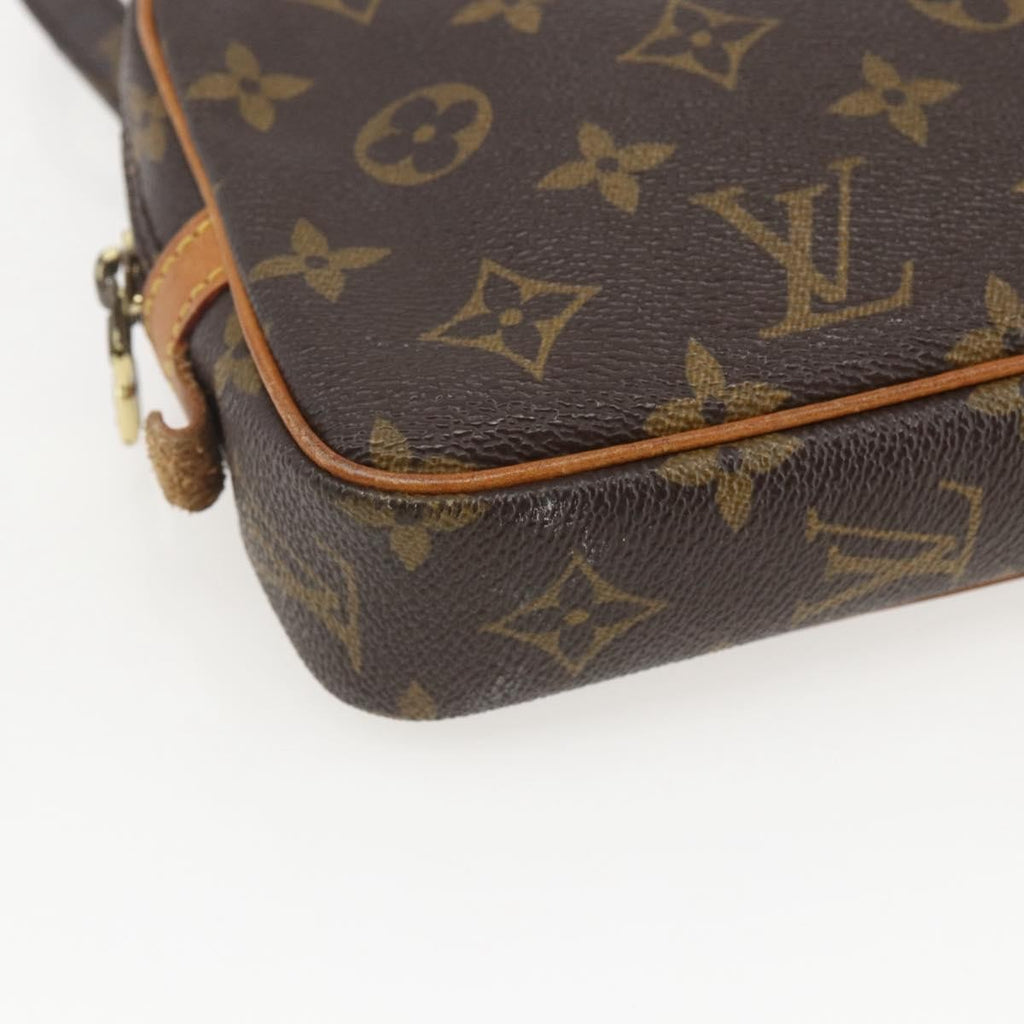 Louis Vuitton Pochette Marly Bandouliere Bag Monogram Canvas Brown Canvas Clutche & Pouche Bag (Pre-Owned)