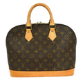 Louis Vuitton Alma Handbag Monogram Canvas Brown Canvas Handbag (Pre-Owned)