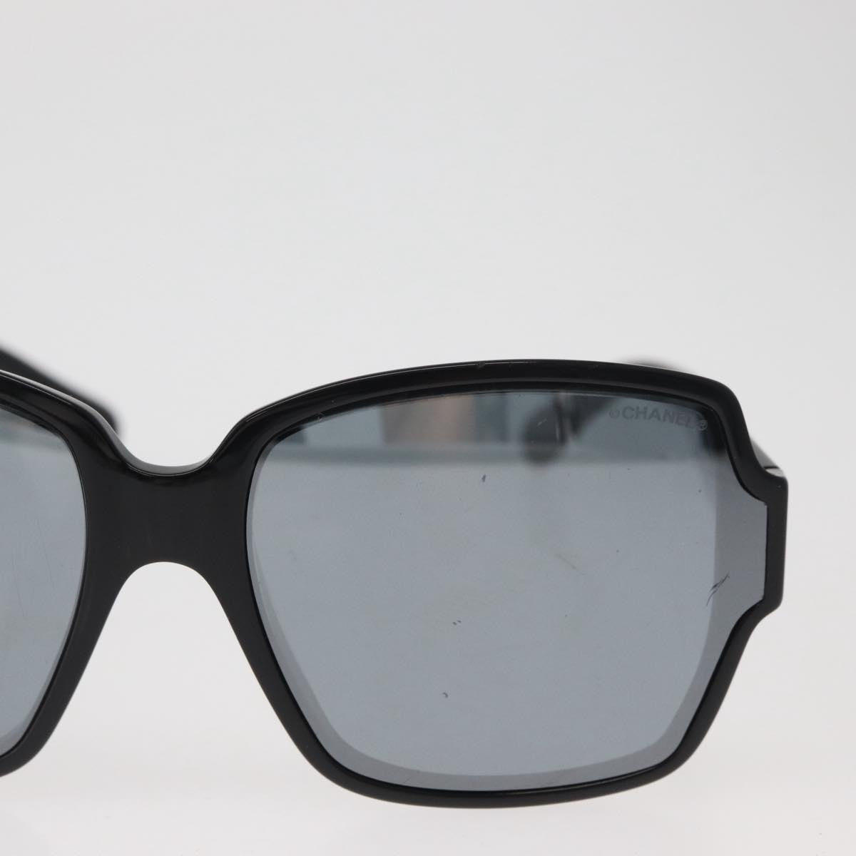 Chanel Logo Cc Sunglasses Plastic Black Plastic Sunglasse Accessory (Pre-Owned)