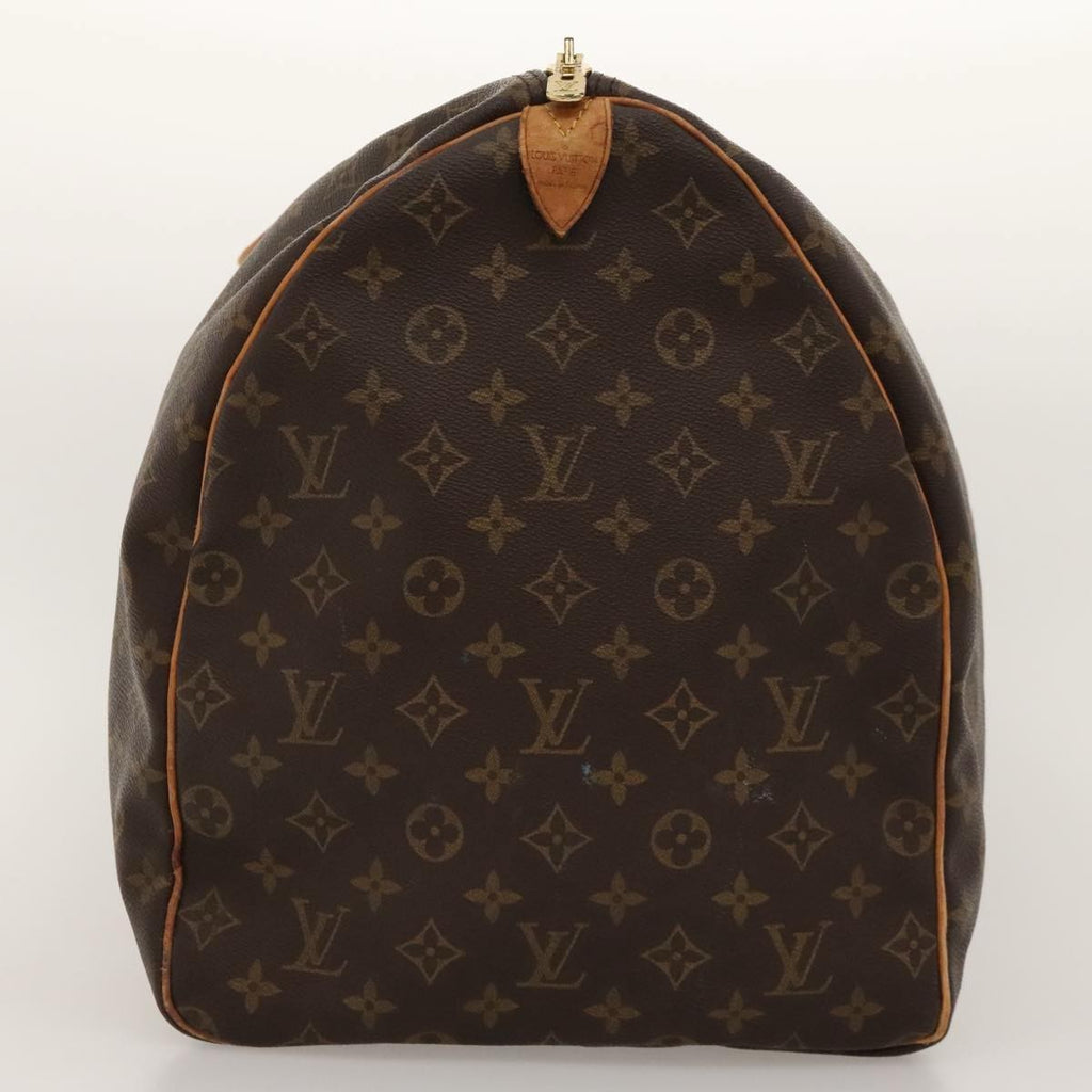 Louis Vuitton Keepall Bag Monogram Canvas Brown Canvas Travel Bag Bag (Pre-Owned)