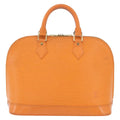 Louis Vuitton Vintage Alma Handbag Epi Leather Orange Leather Handbag (Pre-Owned)