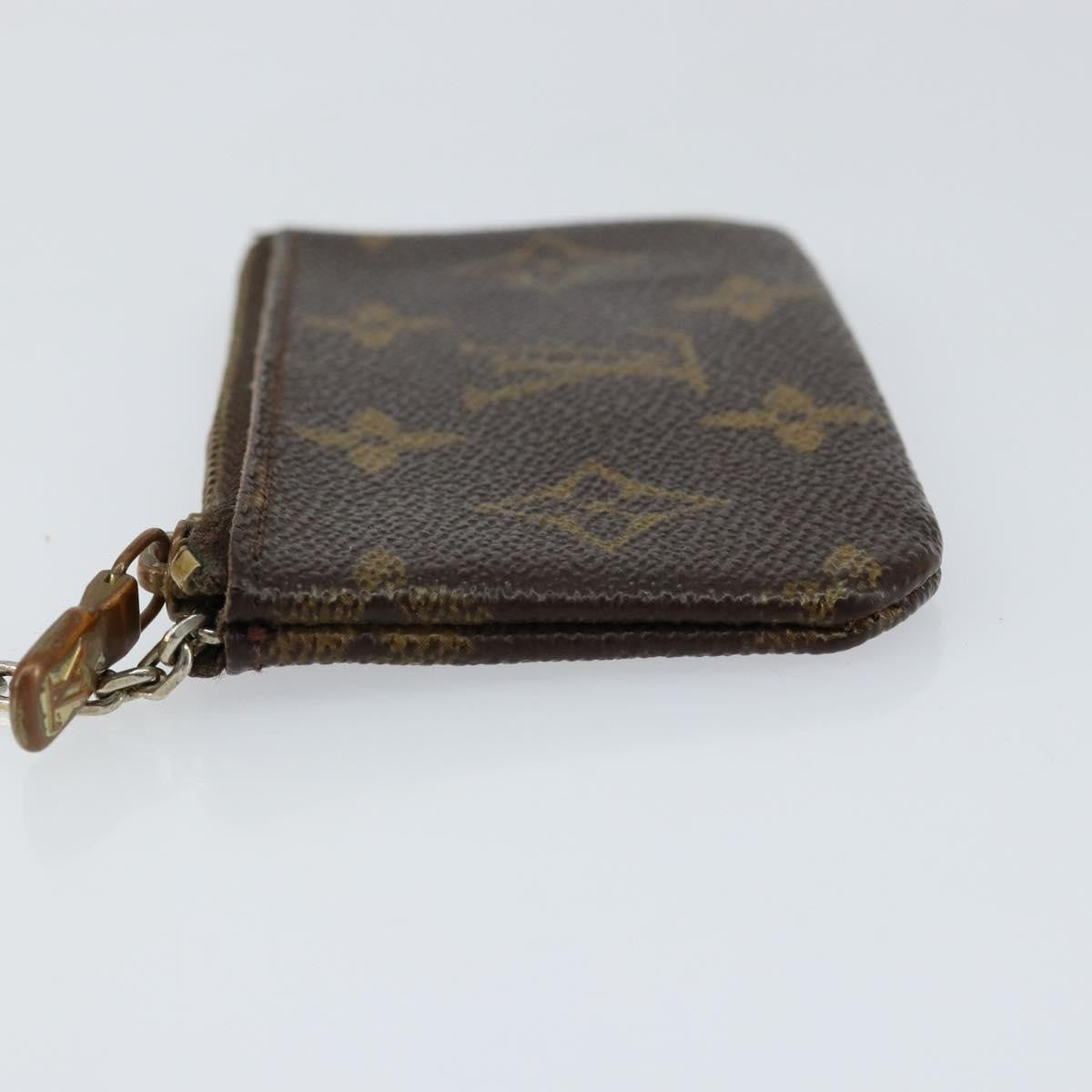 Louis Vuitton Pochette Clés Monogram Canvas Brown Canvas Wallets Accessory (Pre-Owned)