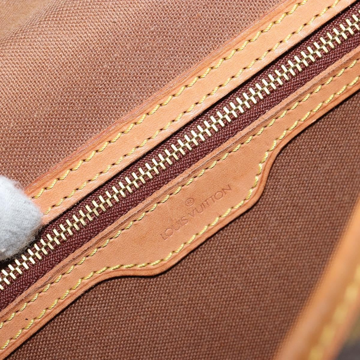 Louis Vuitton Sac Gibeciere Messenger Bag Monogram Canvas Brown Canvas Shoulder Bag Bag (Pre-Owned)