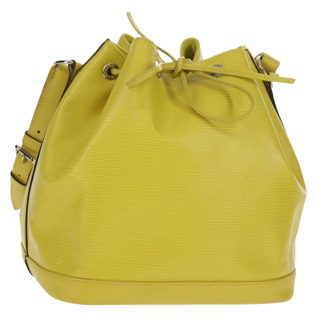 Louis Vuitton Petit Noe Handbag Epi Leather Green Leather Shoulder Bag Bag (Pre-Owned)