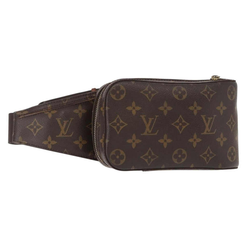 Louis Vuitton Geronimos Waist Bag Monogram Canvas Brown Canvas Shoulder Bag Bag (Pre-Owned)