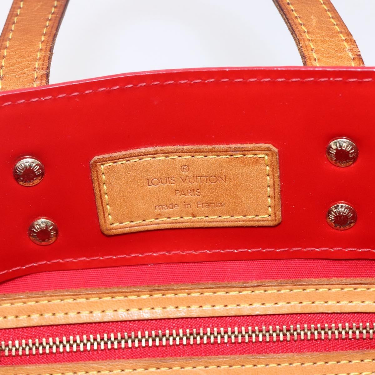 Louis Vuitton Reade Handbag Monogram Vernis Red Patent_Leather Handbag (Pre-Owned)