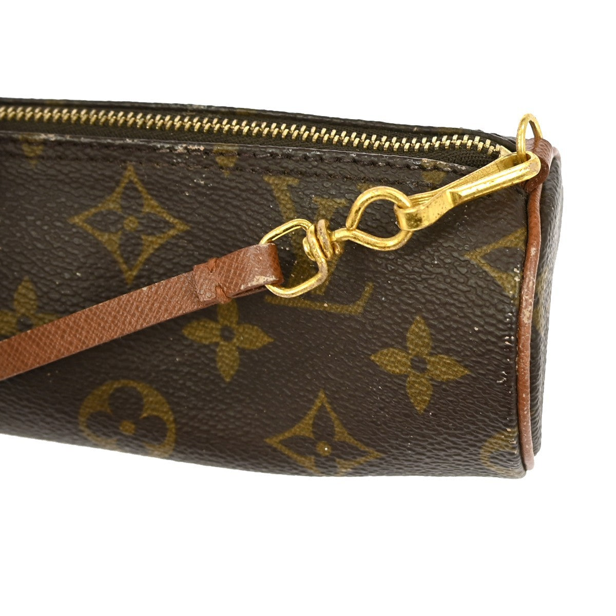 Louis Vuitton Papillon Pochette Monogram Canvas Brown Canvas Clutche & Pouche Bag (Pre-Owned)