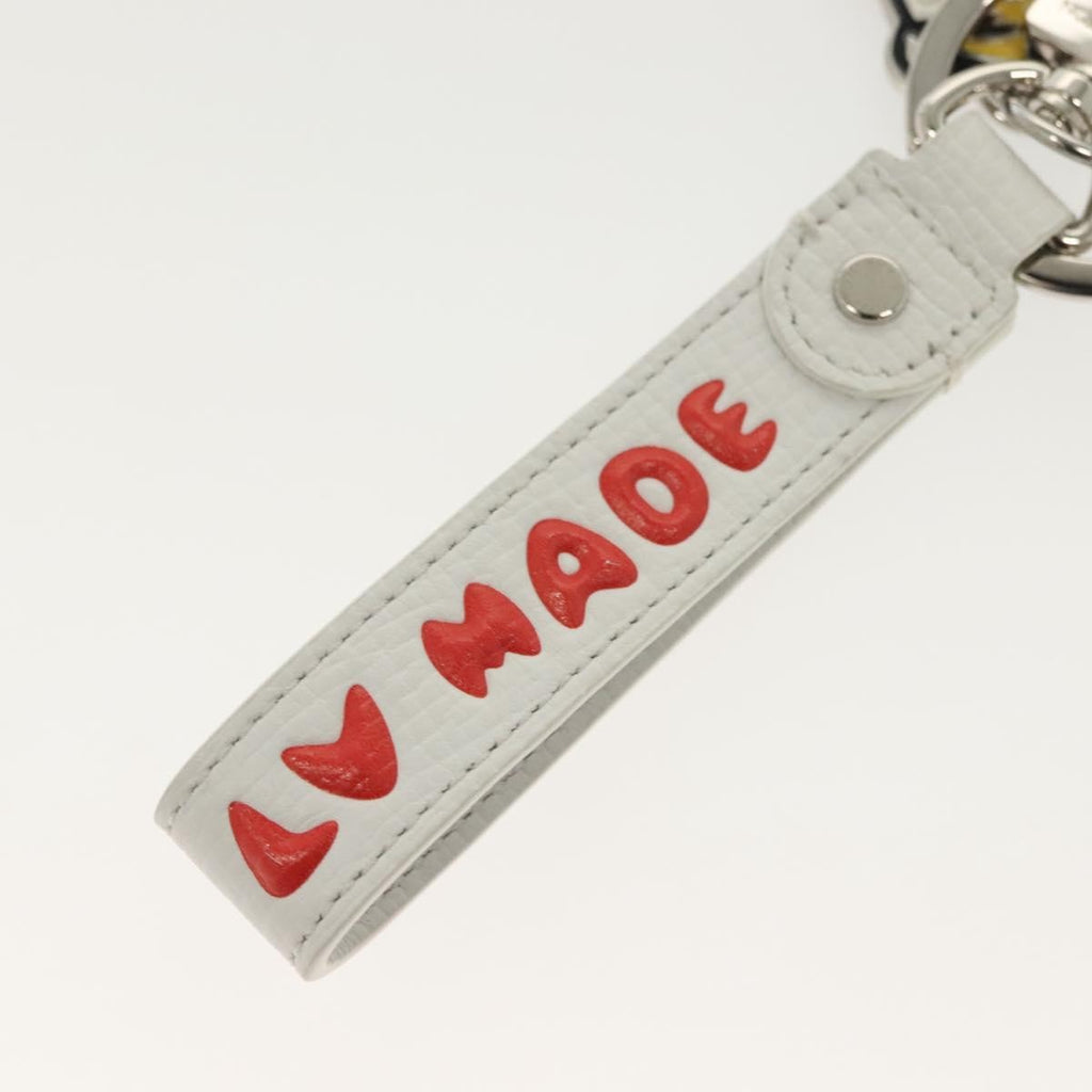Louis Vuitton Animal Family Bag Charm And Key Holder Metal With Leather White Metal Charms And Keychains Accessory (Pre-Owned)