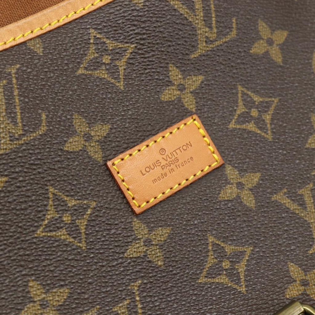 Louis Vuitton Saumur Handbag Monogram Canvas Brown Canvas Shoulder Bag Bag (Pre-Owned)
