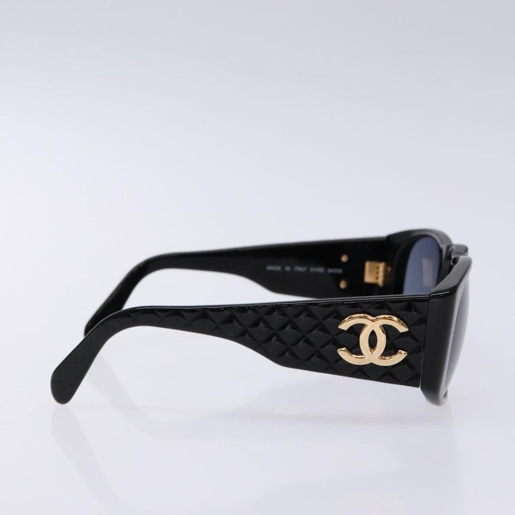 Chanel Logo Cc Sunglasses Plastic Black Plastic Sunglasse Accessory (Pre-Owned)