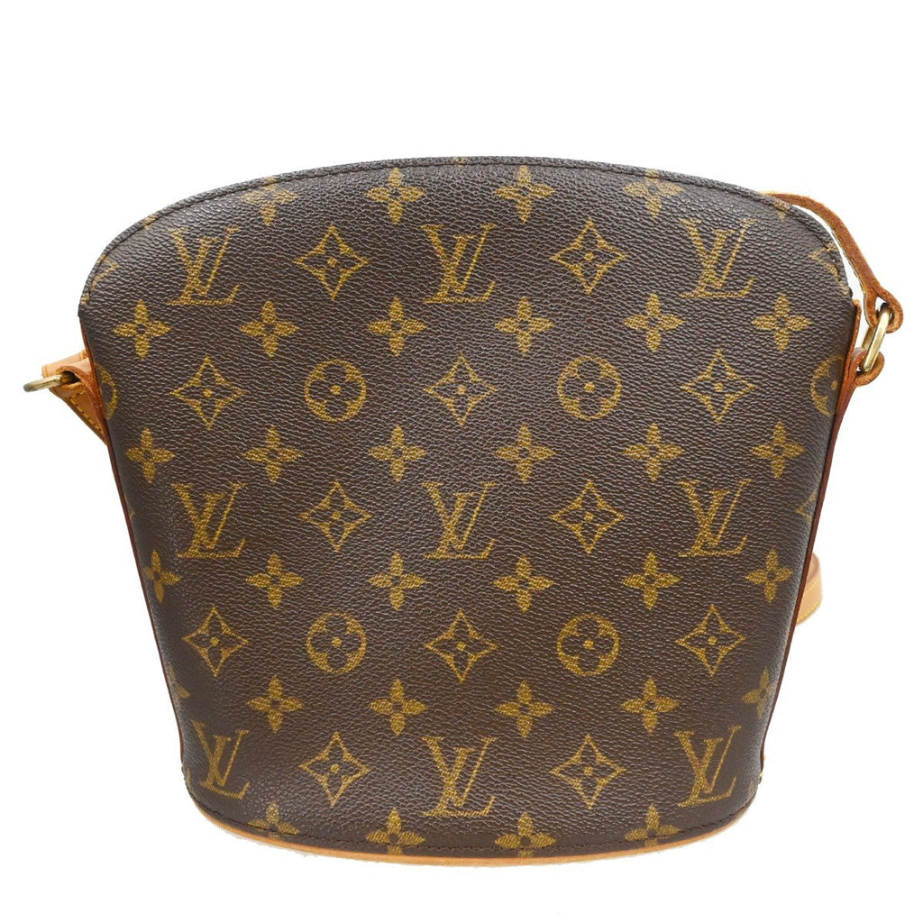 Louis Vuitton Drouot Handbag Monogram Canvas Brown Canvas Shoulder Bag Bag (Pre-Owned)