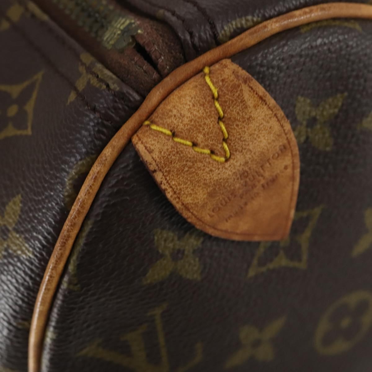 Louis Vuitton Keepall Bag Monogram Canvas Brown Canvas Travel Bag Bag (Pre-Owned)
