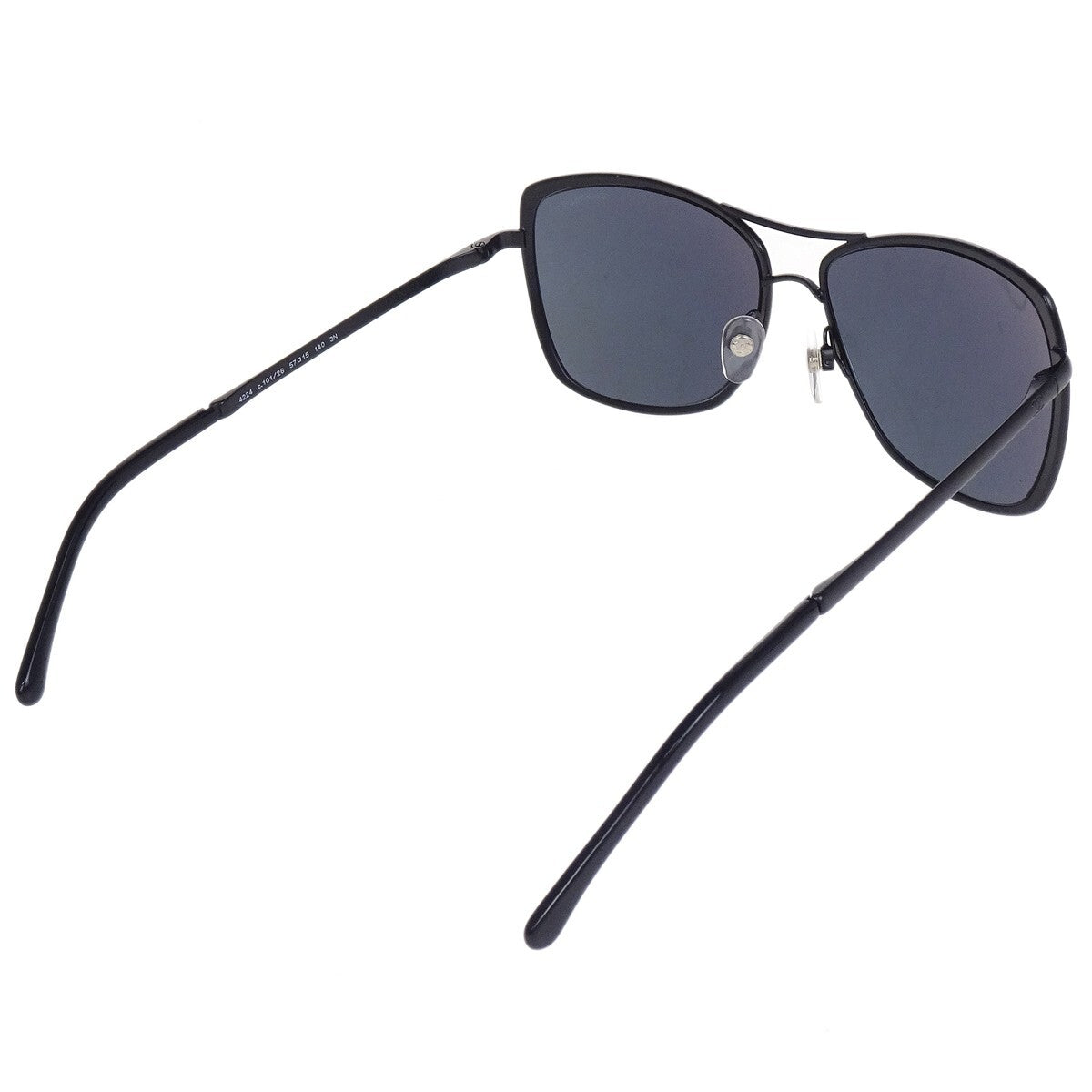 Chanel Logo Cc Sunglasses Plastic Black Plastic Sunglasse Accessory (Pre-Owned)