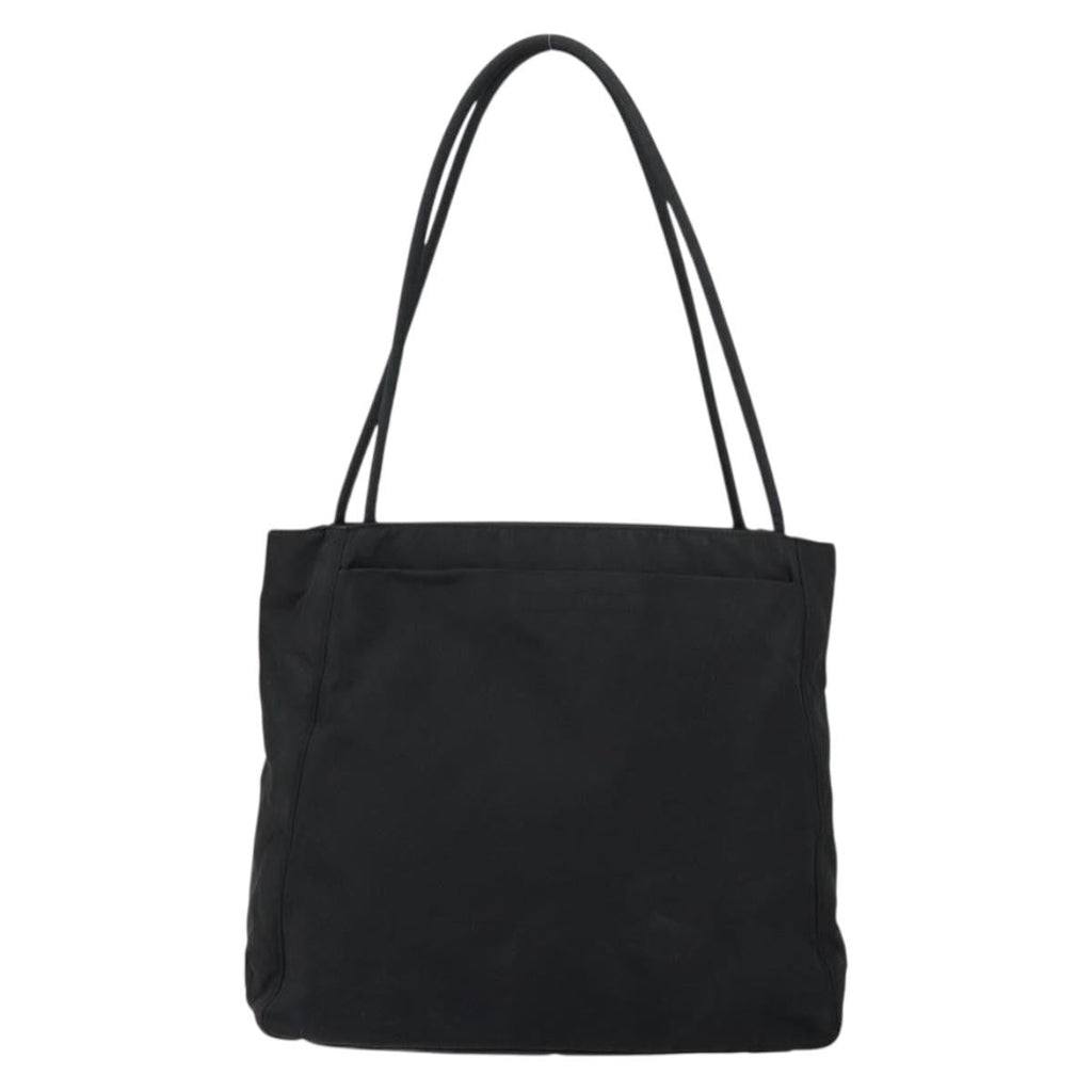 Prada Vintage Tote Tessuto Black Nylon Tote Bag Bag (Pre-Owned)