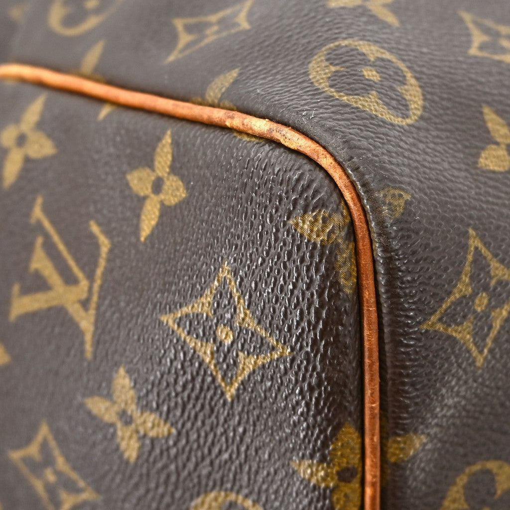 Louis Vuitton Keepall Bag Monogram Canvas Brown Canvas Travel Bag Bag (Pre-Owned)