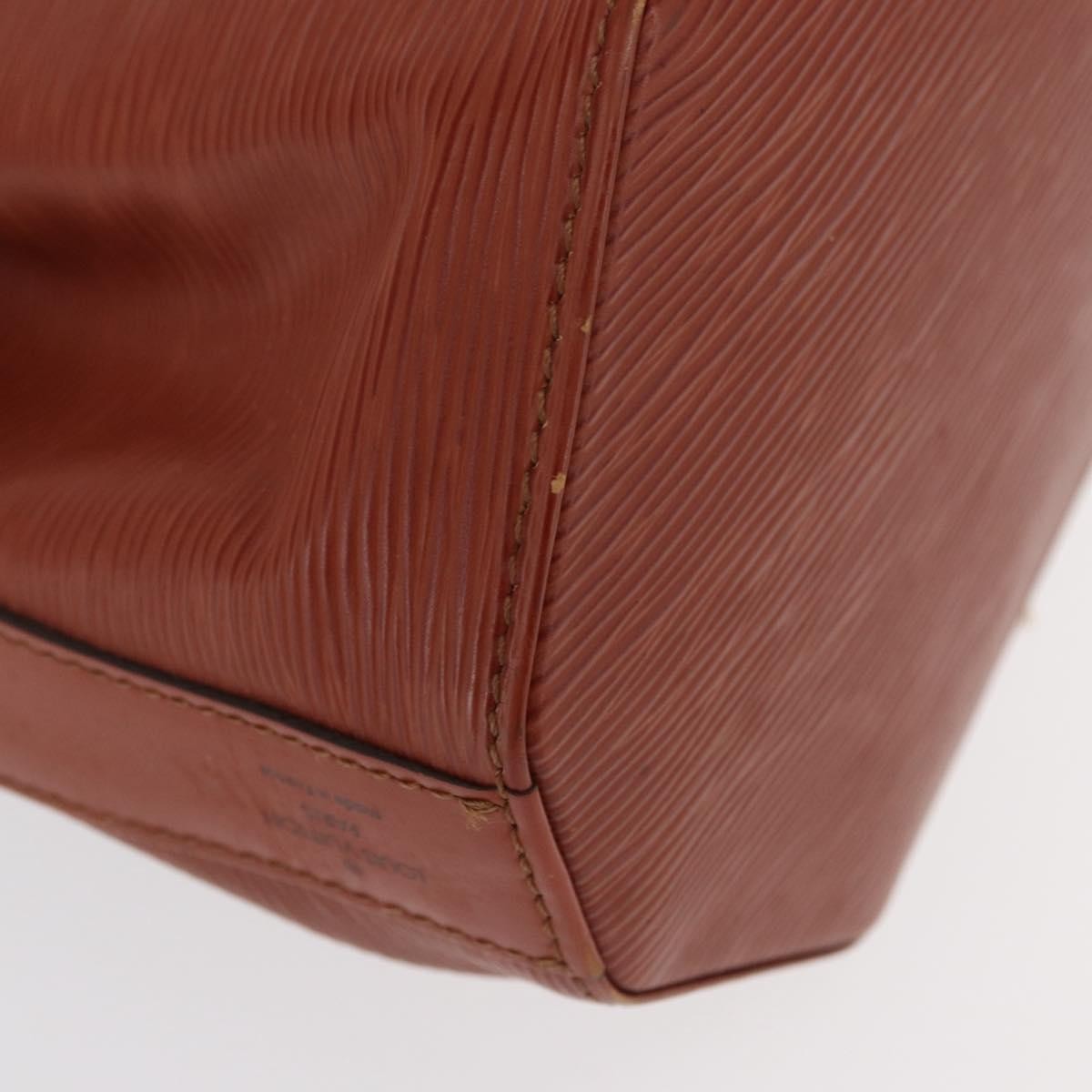 Louis Vuitton Vintage Sac D'epaule Handbag Epi Leather Brown Leather Shoulder Bag Bag (Pre-Owned)