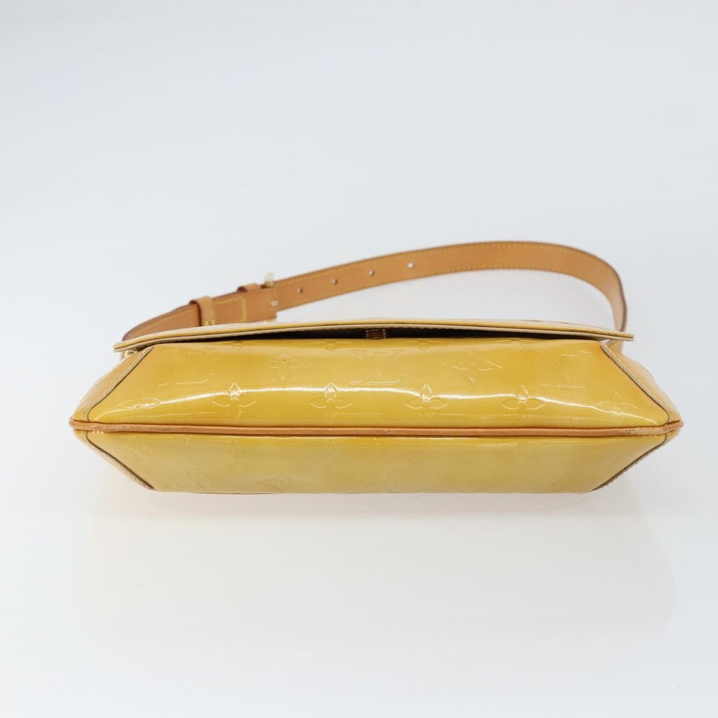 Louis Vuitton Thompson Street Handbag Monogram Vernis Beige Patent_Leather Shoulder Bag Bag (Pre-Owned)