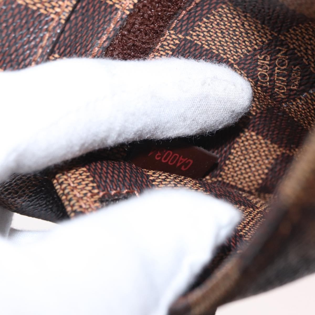Louis Vuitton Geronimos Waist Bag Damier Brown Canvas Clutche & Pouche Bag (Pre-Owned)