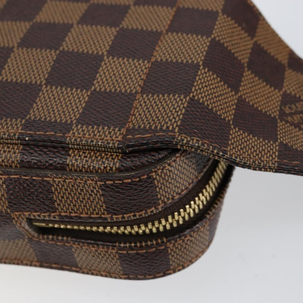 Louis Vuitton Geronimos Waist Bag Damier Brown Canvas Shoulder Bag Bag (Pre-Owned)