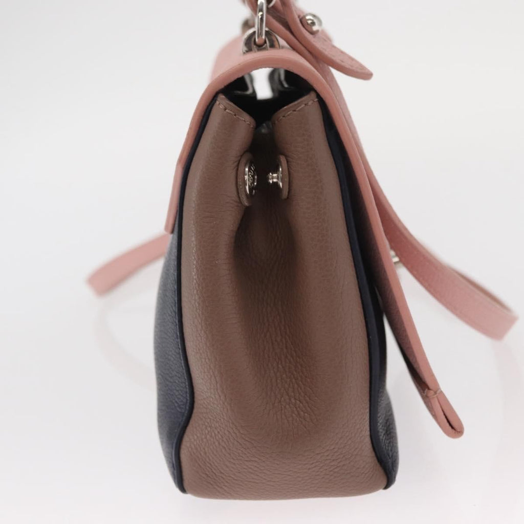 Louis Vuitton Lockme Ii Handbag Leather Pink Leather Shoulder Bag Bag (Pre-Owned)