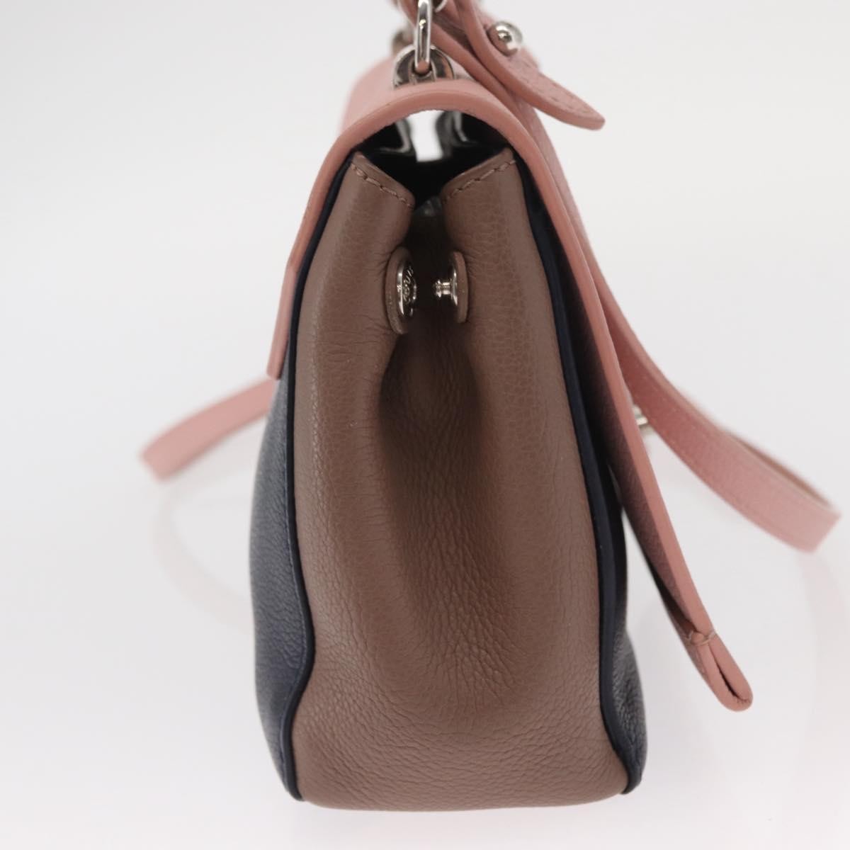 Louis Vuitton Lockme Ii Handbag Leather Pink Leather Shoulder Bag Bag (Pre-Owned)