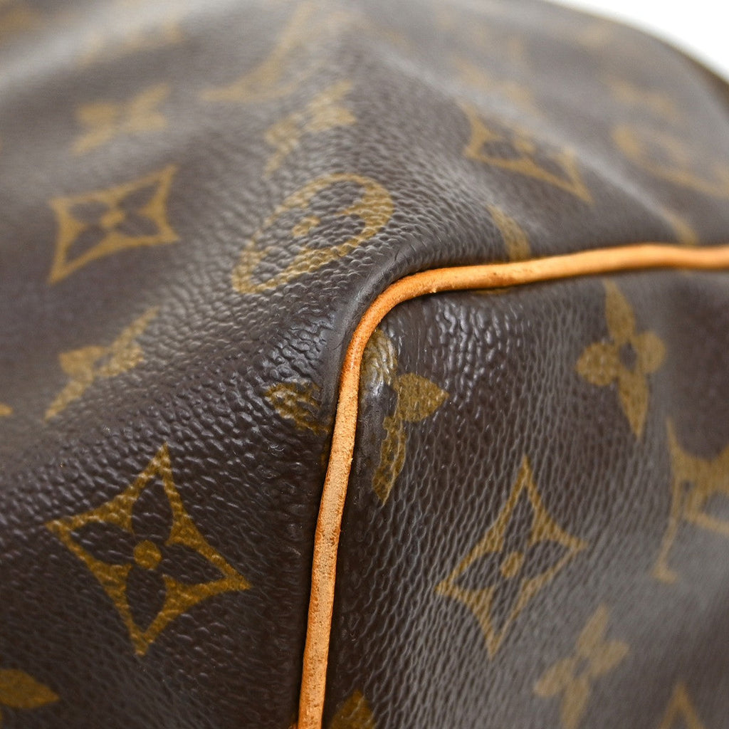 Louis Vuitton Keepall Bag Monogram Canvas Brown Canvas Travel Bag Bag (Pre-Owned)