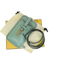 Fendi Smartphone Case Leather Green Leather Bag (Pre-Owned)
