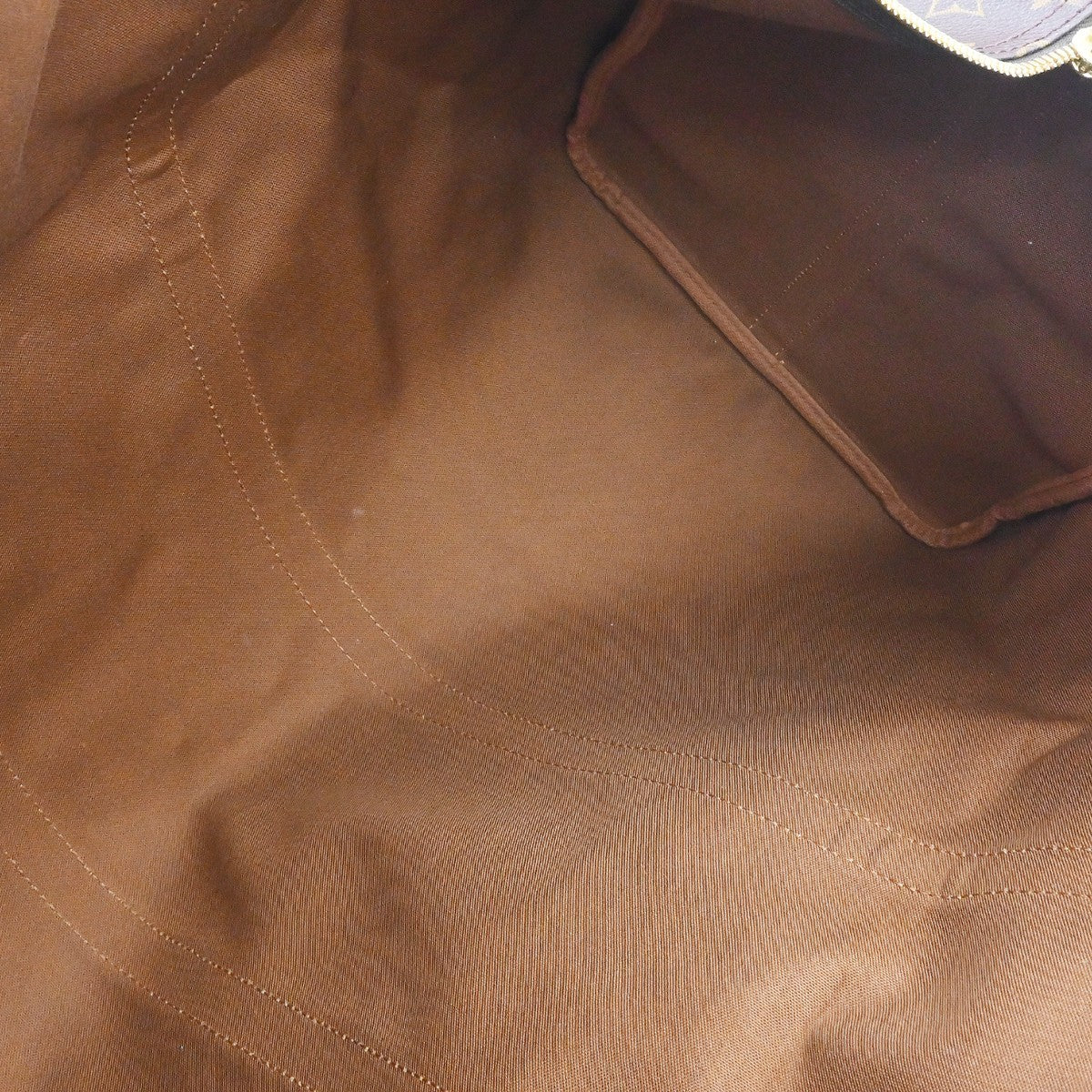 Louis Vuitton Keepall Bag Monogram Canvas Brown Canvas Travel Bag Bag (Pre-Owned)