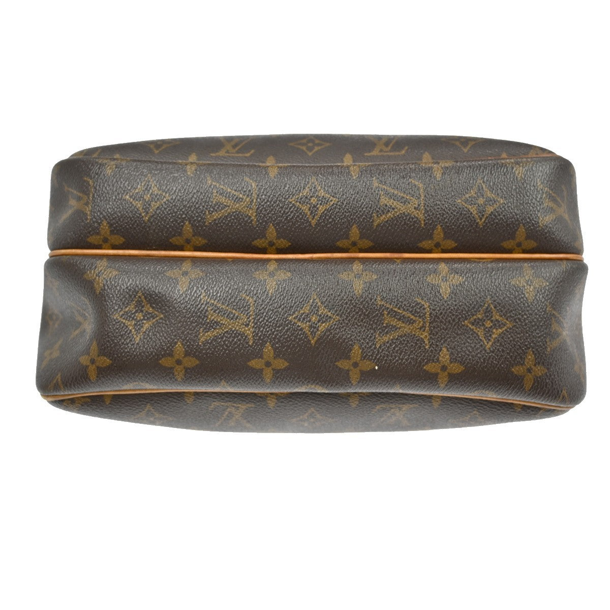 Louis Vuitton Reporter Bag Monogram Canvas Brown Canvas Shoulder Bag Bag (Pre-Owned)