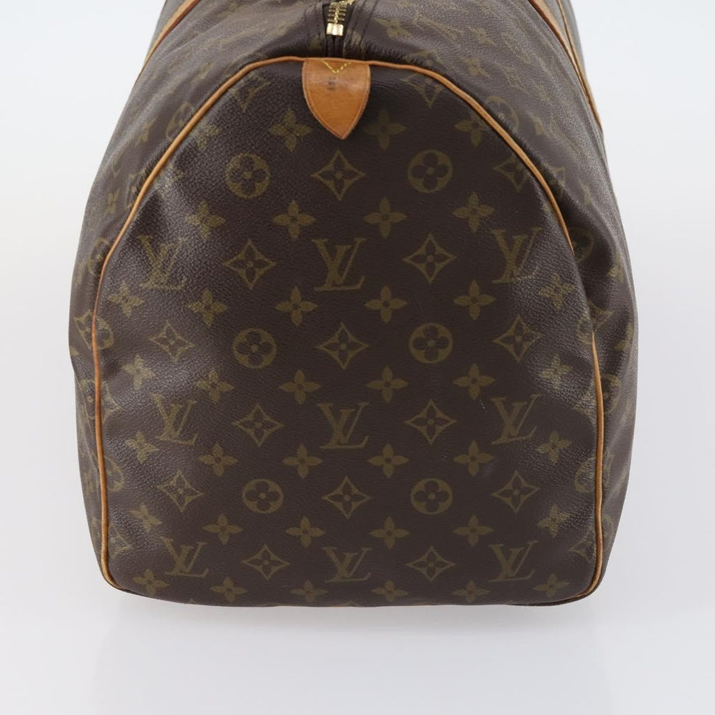 Louis Vuitton Keepall Bag Monogram Canvas Brown Canvas Travel Bag Bag (Pre-Owned)