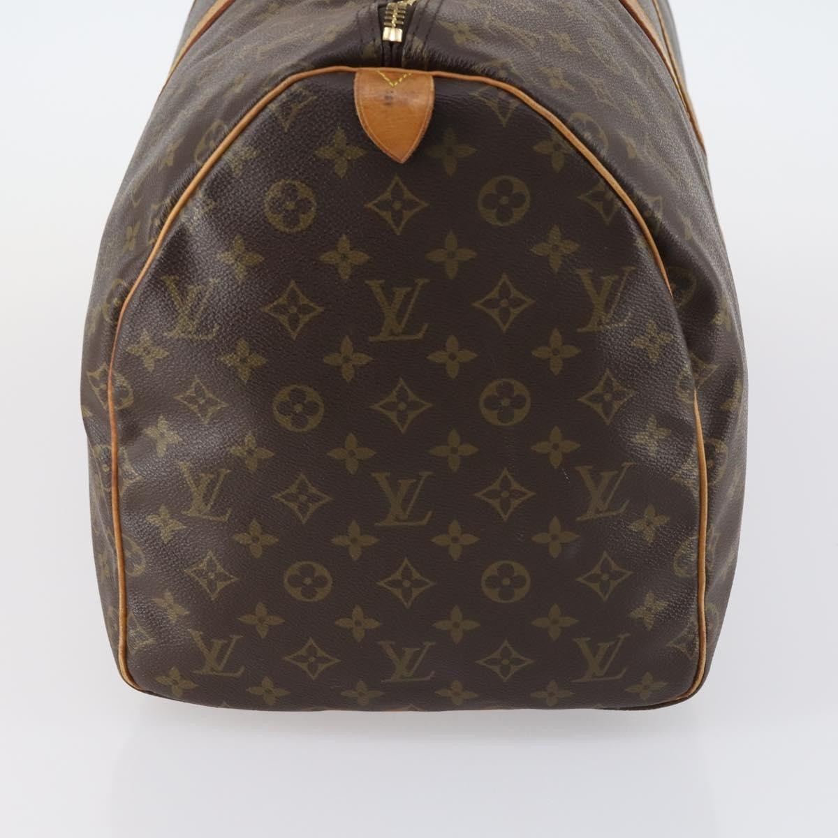 Louis Vuitton Keepall Bag Monogram Canvas Brown Canvas Travel Bag Bag (Pre-Owned)