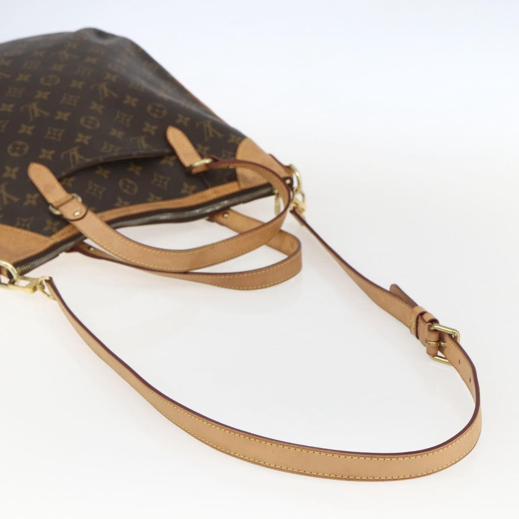 Louis Vuitton Odeon Handbag Monogram Canvas Brown Canvas Shoulder Bag Bag (Pre-Owned)