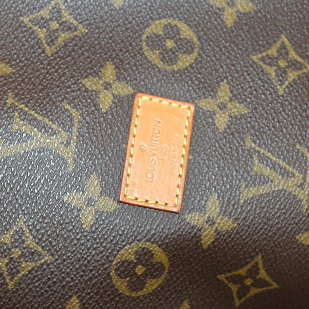 Louis Vuitton Saumur Handbag Monogram Canvas Brown Canvas Shoulder Bag Bag (Pre-Owned)
