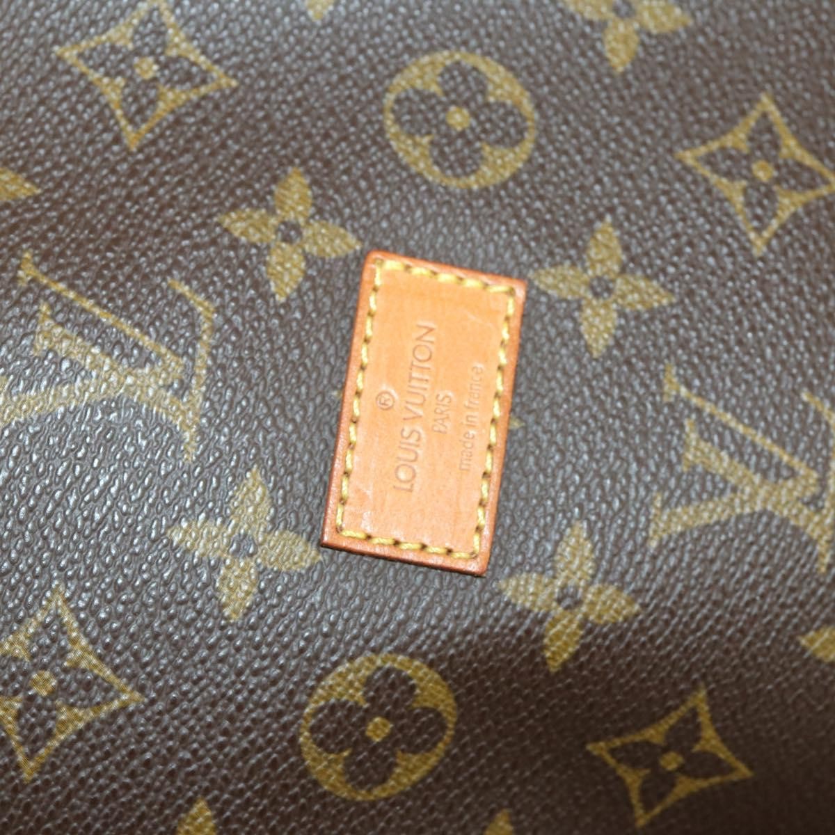 Louis Vuitton Saumur Handbag Monogram Canvas Brown Canvas Shoulder Bag Bag (Pre-Owned)