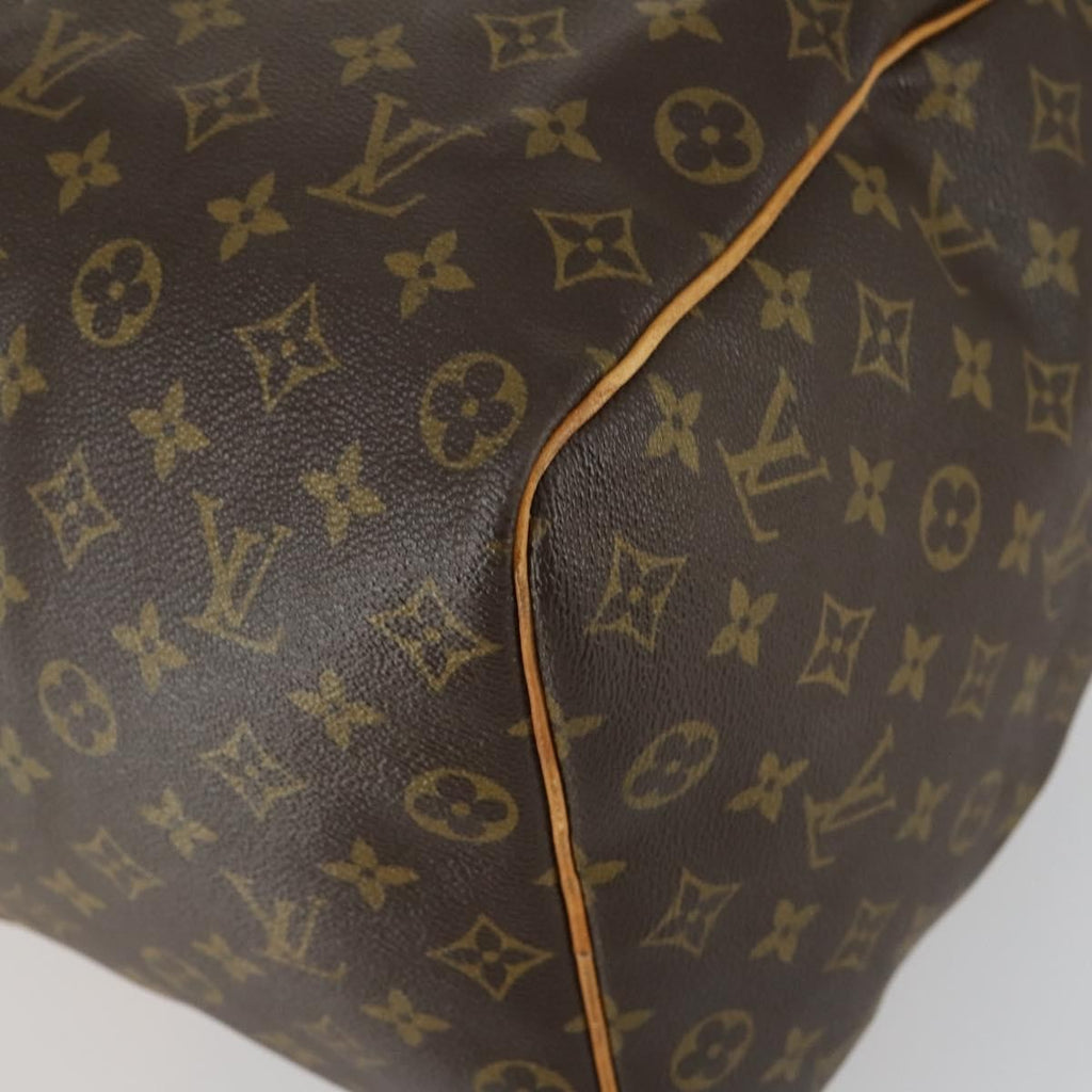 Louis Vuitton Keepall Bag Monogram Canvas Brown Canvas Travel Bag Bag (Pre-Owned)