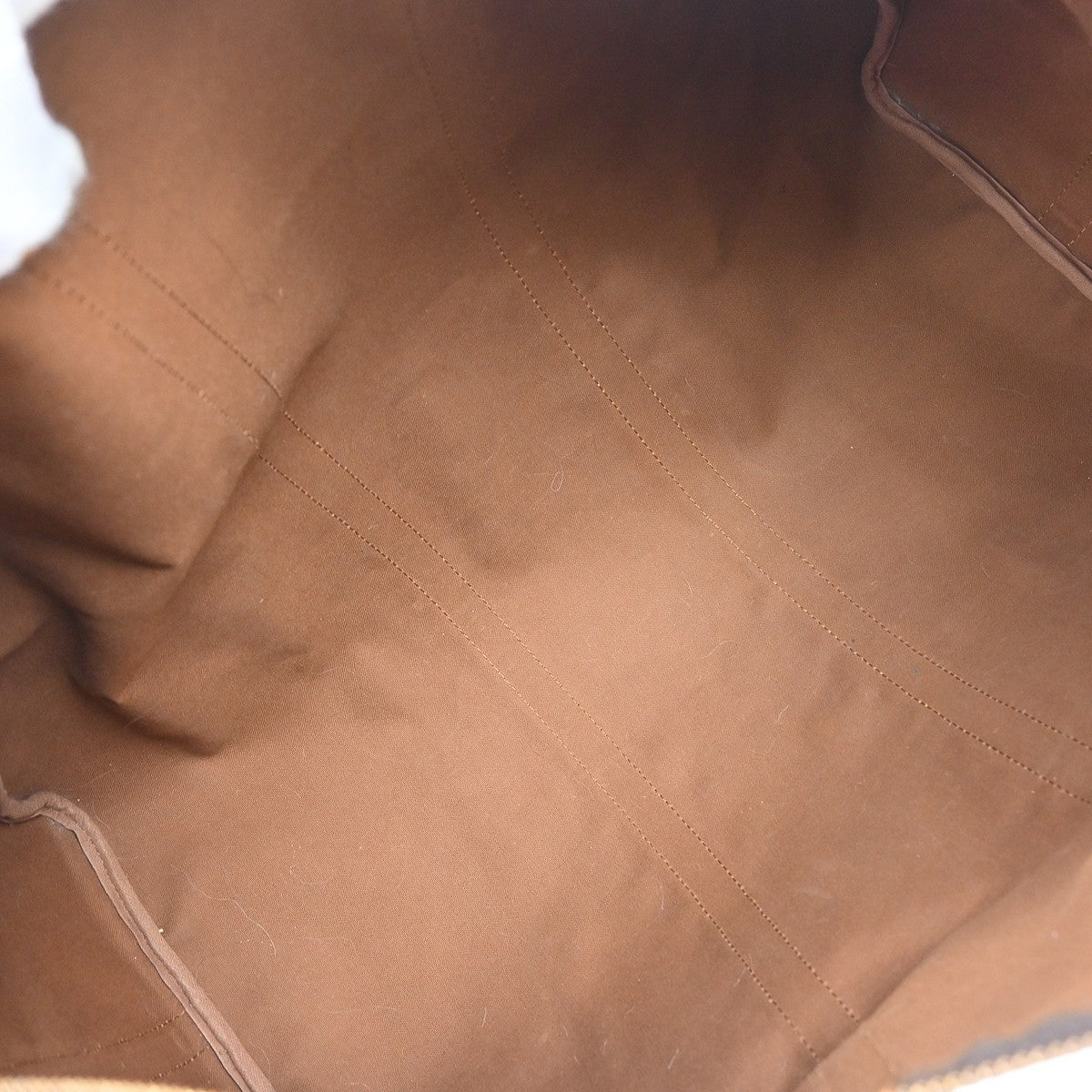 Louis Vuitton Keepall Bandouliere Bag Monogram Canvas Brown Canvas Travel Bag Bag (Pre-Owned)