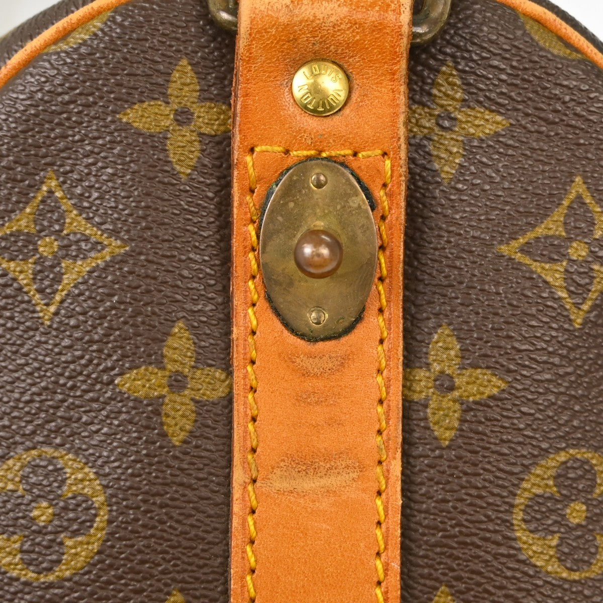Louis Vuitton Keepall Bandouliere Bag Monogram Canvas Brown Canvas Travel Bag Bag (Pre-Owned)