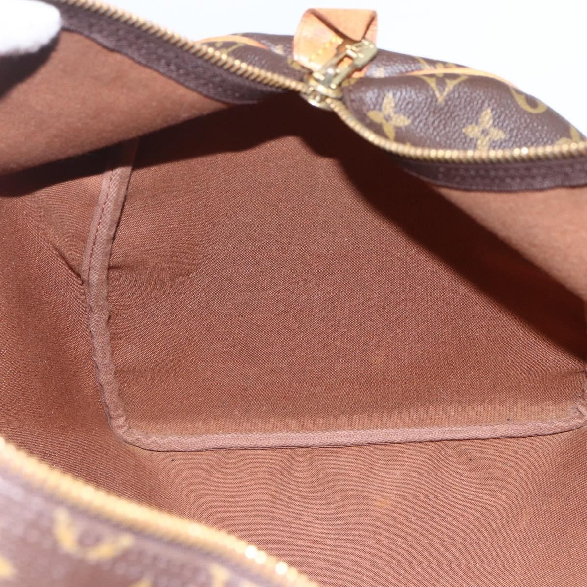 Louis Vuitton Keepall Bag Monogram Canvas Brown Canvas Travel Bag Bag (Pre-Owned)