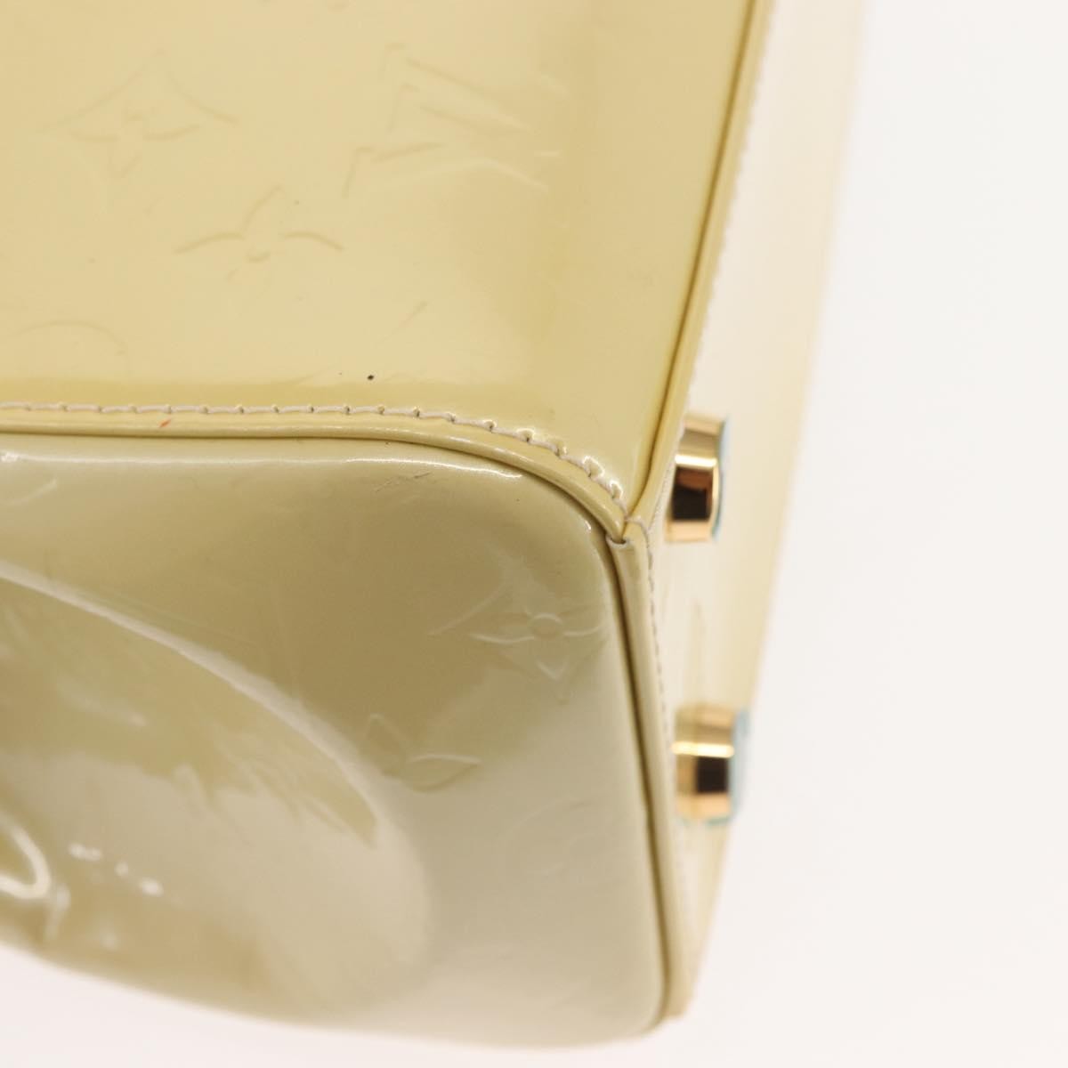 Louis Vuitton Brea Handbag Monogram Vernis Beige Patent_Leather Bag (Pre-Owned)