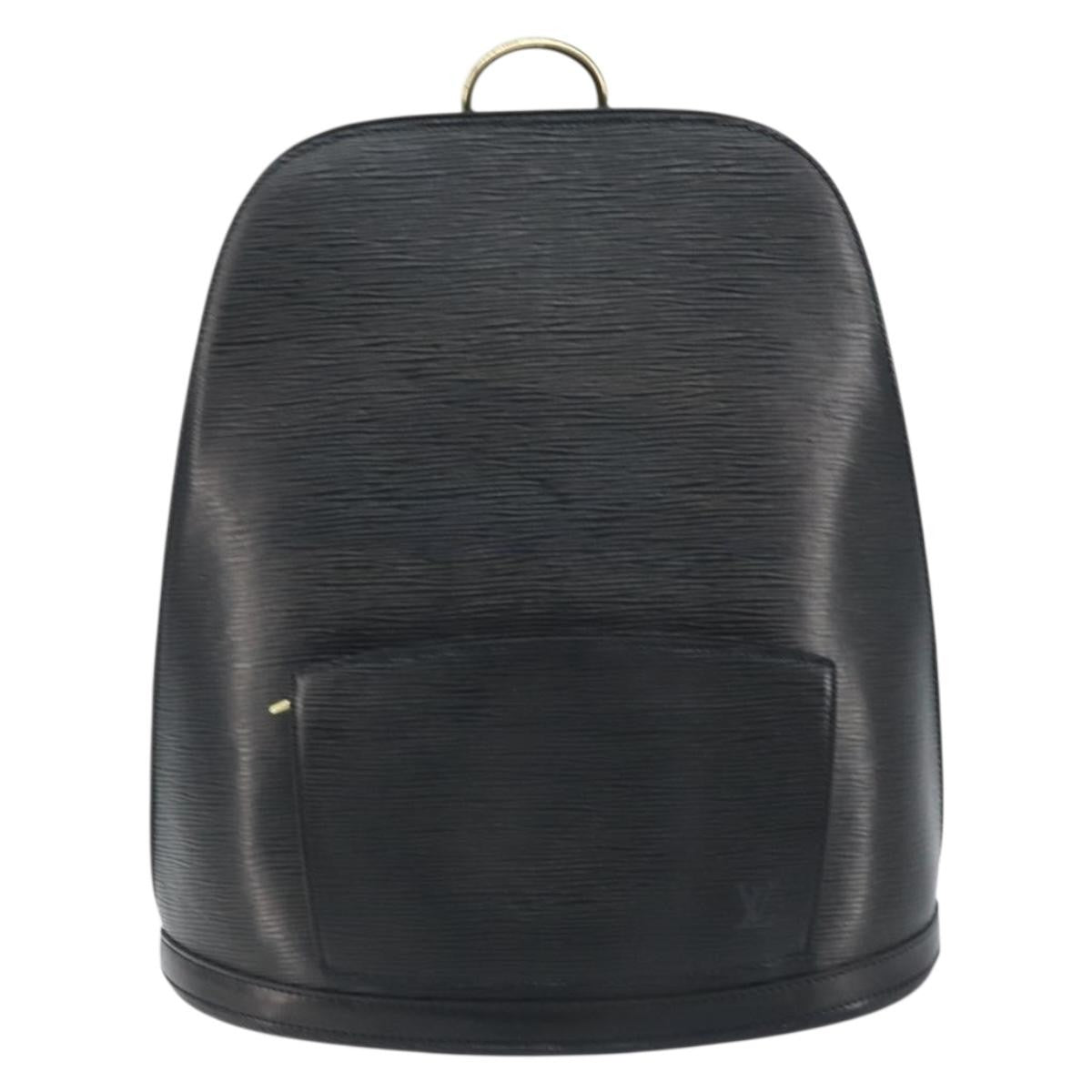 Louis Vuitton Gobelins Backpack Epi Leather Black Leather Backpack Bag (Pre-Owned)