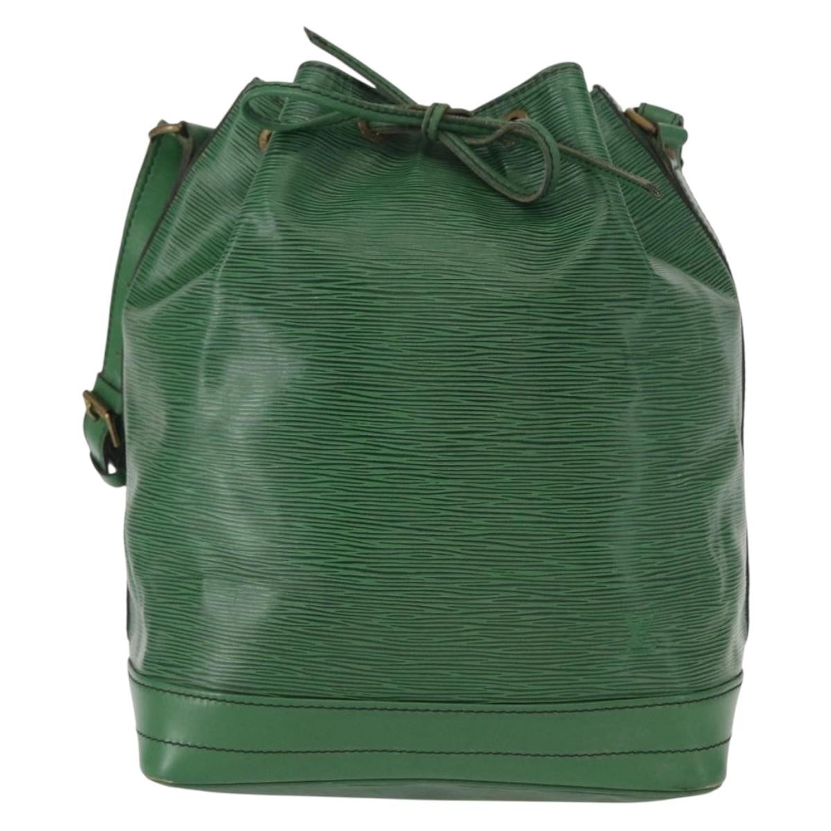 Louis Vuitton Noe Handbag Epi Leather Green Leather Shoulder Bag Bag (Pre-Owned)