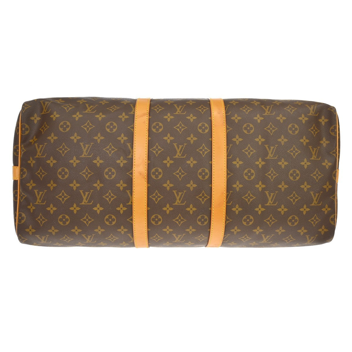 Louis Vuitton Keepall Bag Monogram Canvas Brown Canvas Travel Bag Bag (Pre-Owned)