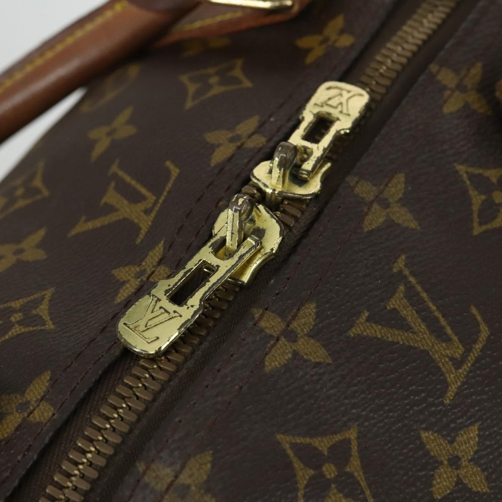 Louis Vuitton Keepall Bag Monogram Canvas Brown Canvas Travel Bag Bag (Pre-Owned)