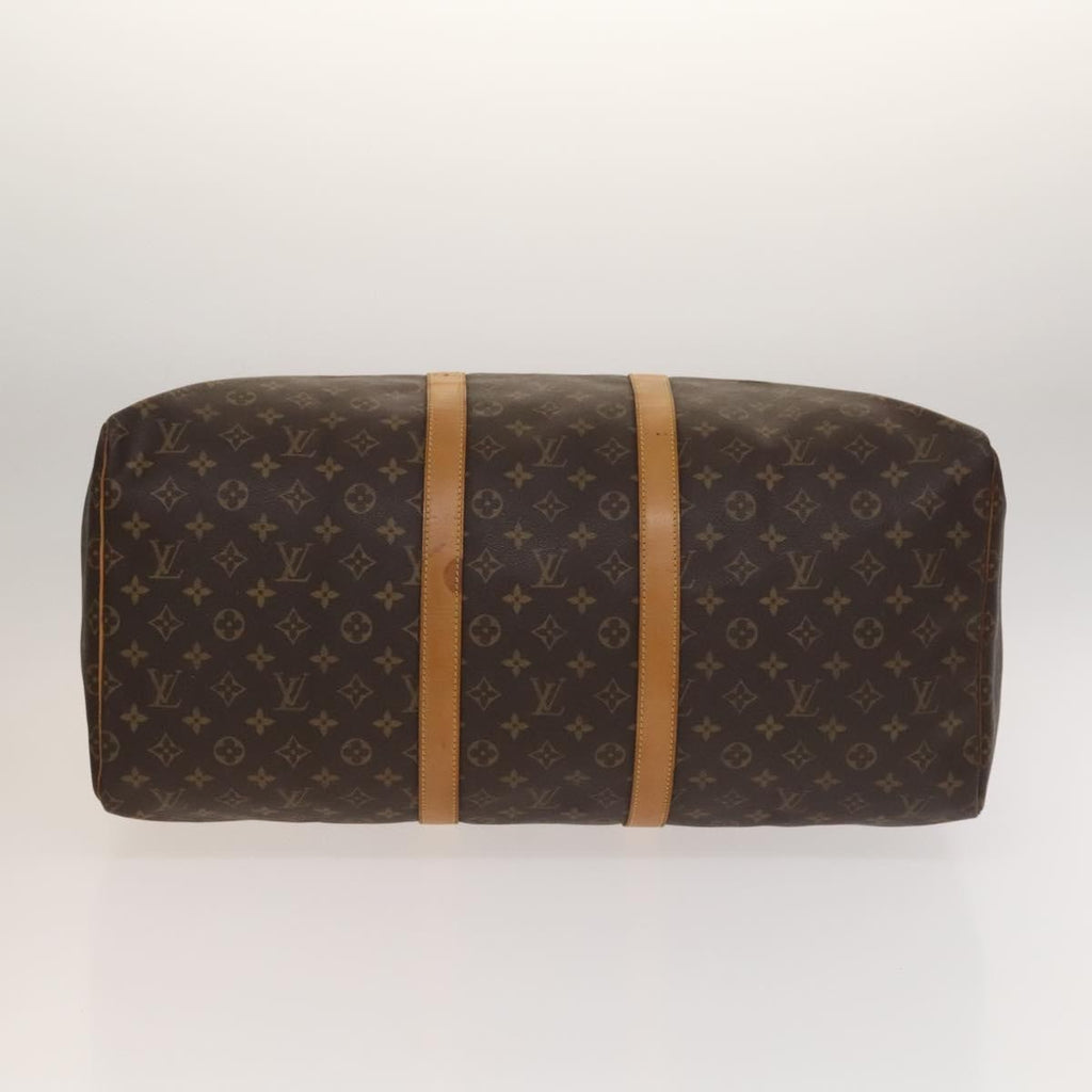 Louis Vuitton Keepall Bag Monogram Canvas Brown Canvas Travel Bag Bag (Pre-Owned)