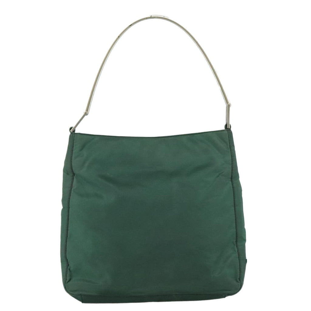 Prada Vintage Shoulder Bag Tessuto Green Nylon Shoulder Bag Bag (Pre-Owned)