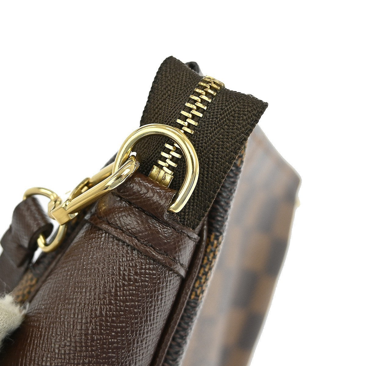Louis Vuitton Trousse Make Up Bag Damier Canvas Brown Canvas Clutche & Pouche Bag (Pre-Owned)