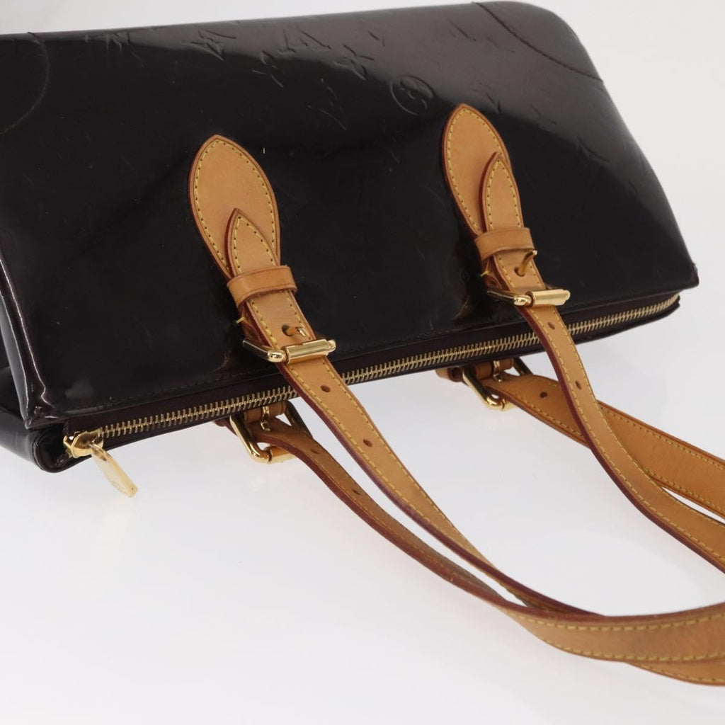 Louis Vuitton Rosewood Avenue Handbag Monogram Vernis Purple Patent_Leather Shoulder Bag Bag (Pre-Owned)